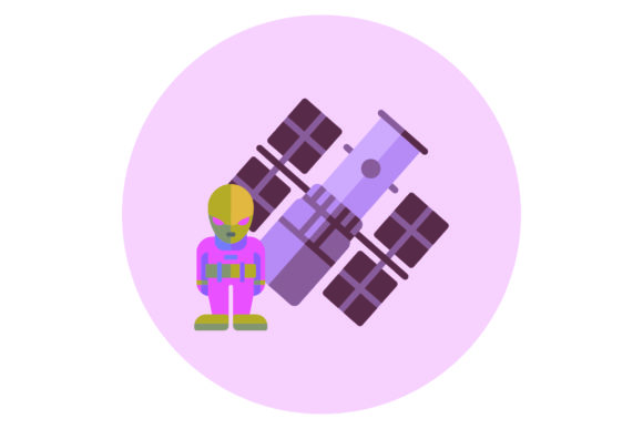 Download Flat Icon Space Aliens - Alien Collection
