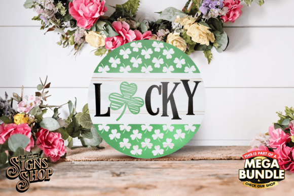 Download Lucky Clovers | SVG St Patricks Sign - Clovers Collection