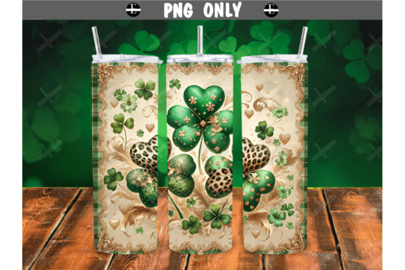 Download St Patricks Day Animal Print Clovers PNG - Clovers Collection