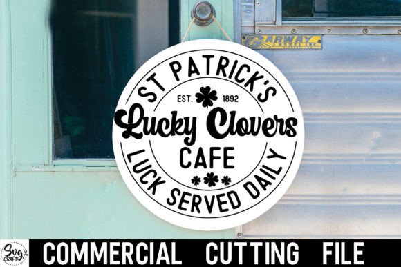 Download St Patrick's Lucky Clovers Café Round - Clovers Collection