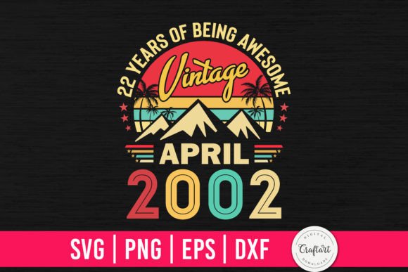 Download Vintage 2002 April 22th Birthday Gifts - 2002 Collection