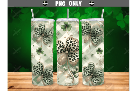 Download St Patricks Day Animal Print Clovers PNG - Clovers Collection