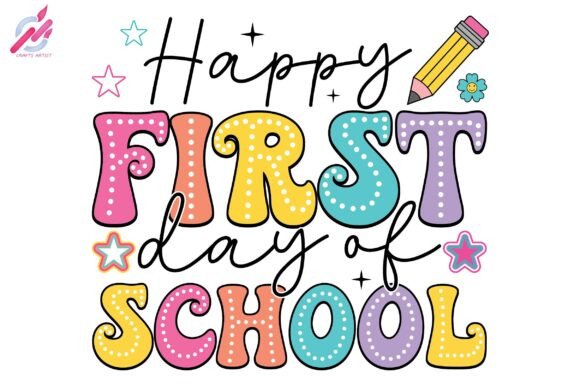 Download Retro Happy First Day of School PNG - Happy first day of school Collection