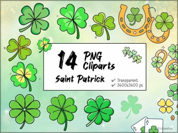 Download Lucky Clovers and Shamrocks, St Patrick - Clovers Collection
