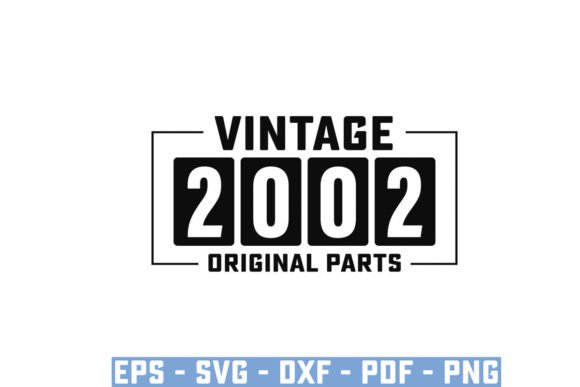 Download Vintage 2002 Original Parts Funny Svg - 2002 Collection