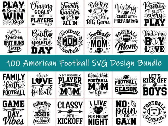Download American Football SVG Design Bundle - Premium Resources