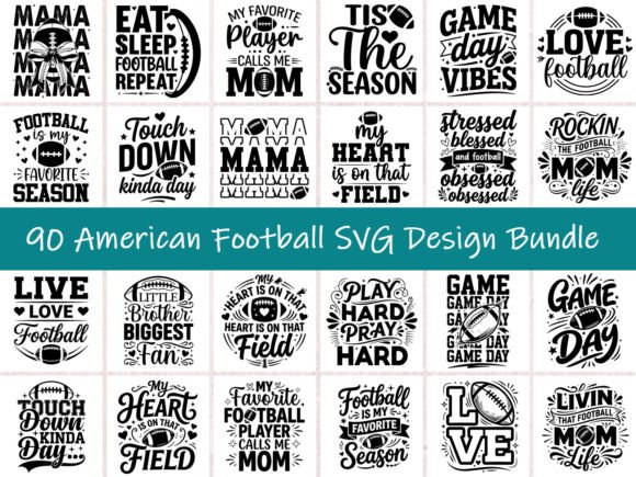 Download American Football SVG Design Bundle - Premium Resources
