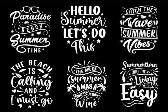 Download Summer Typography T-shirt Design Bundle - Premium Resources