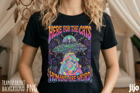 Download Alien Ufo Cats Weird PNG - Alien Collection