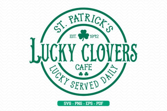 Download St.Patrick’s Day Lucky Clovers SVG PNG - Clovers Collection