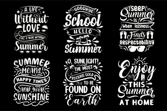 Download Summer Typography T-shirt Design Bundle - Premium Resources